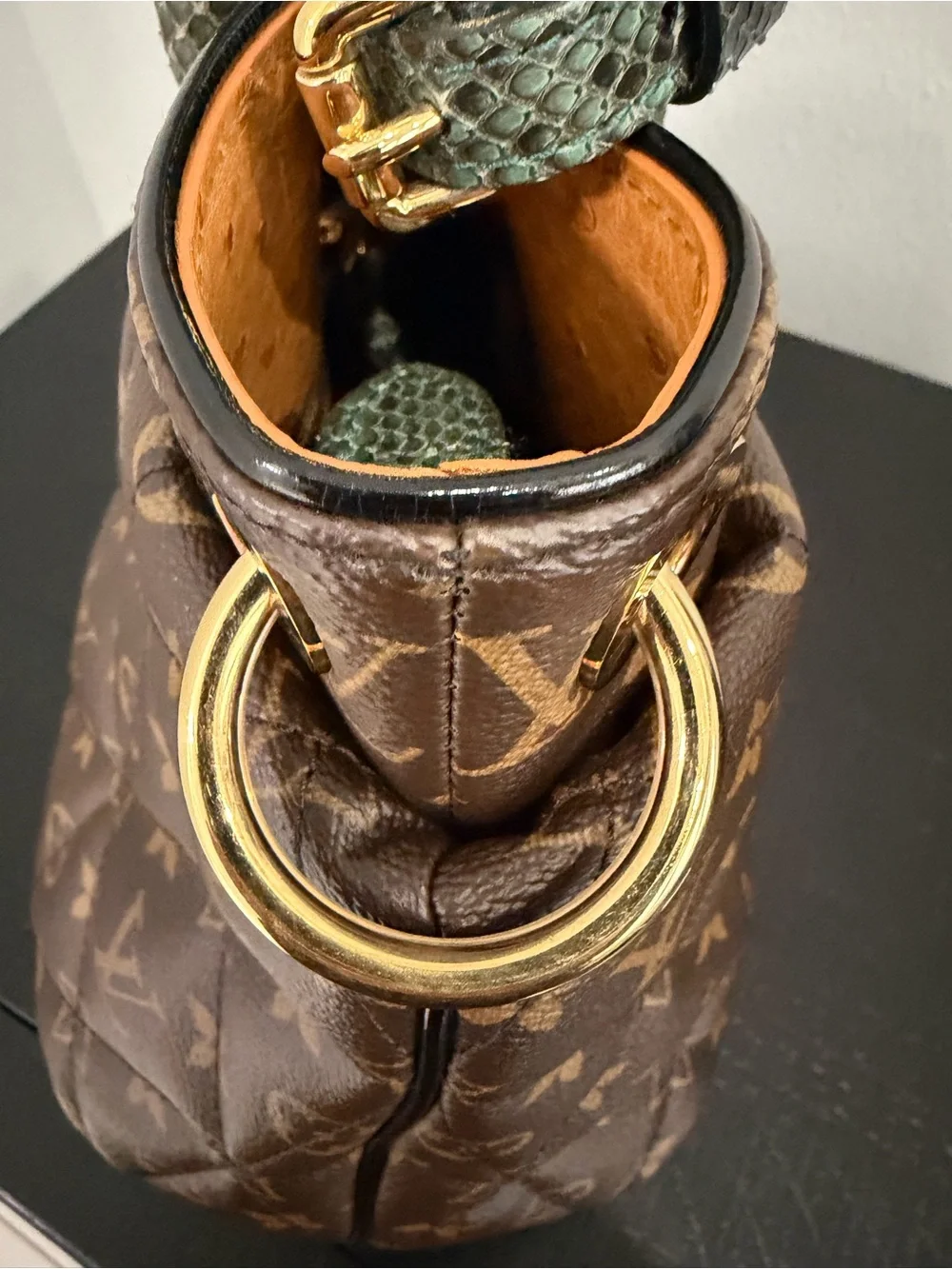 LOUIS VUITTON Monogram Etoile Exotique MM Green